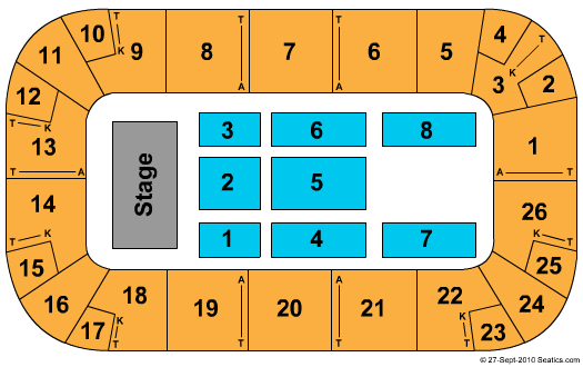 Hershey Centre Seating Chart